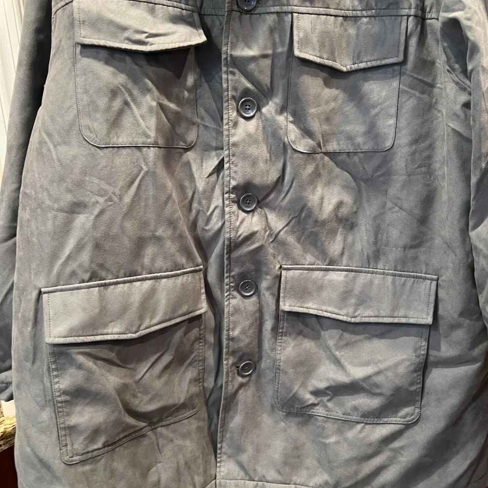 King Size KingSize Gray Grey Men’s Coat Sz 3XL